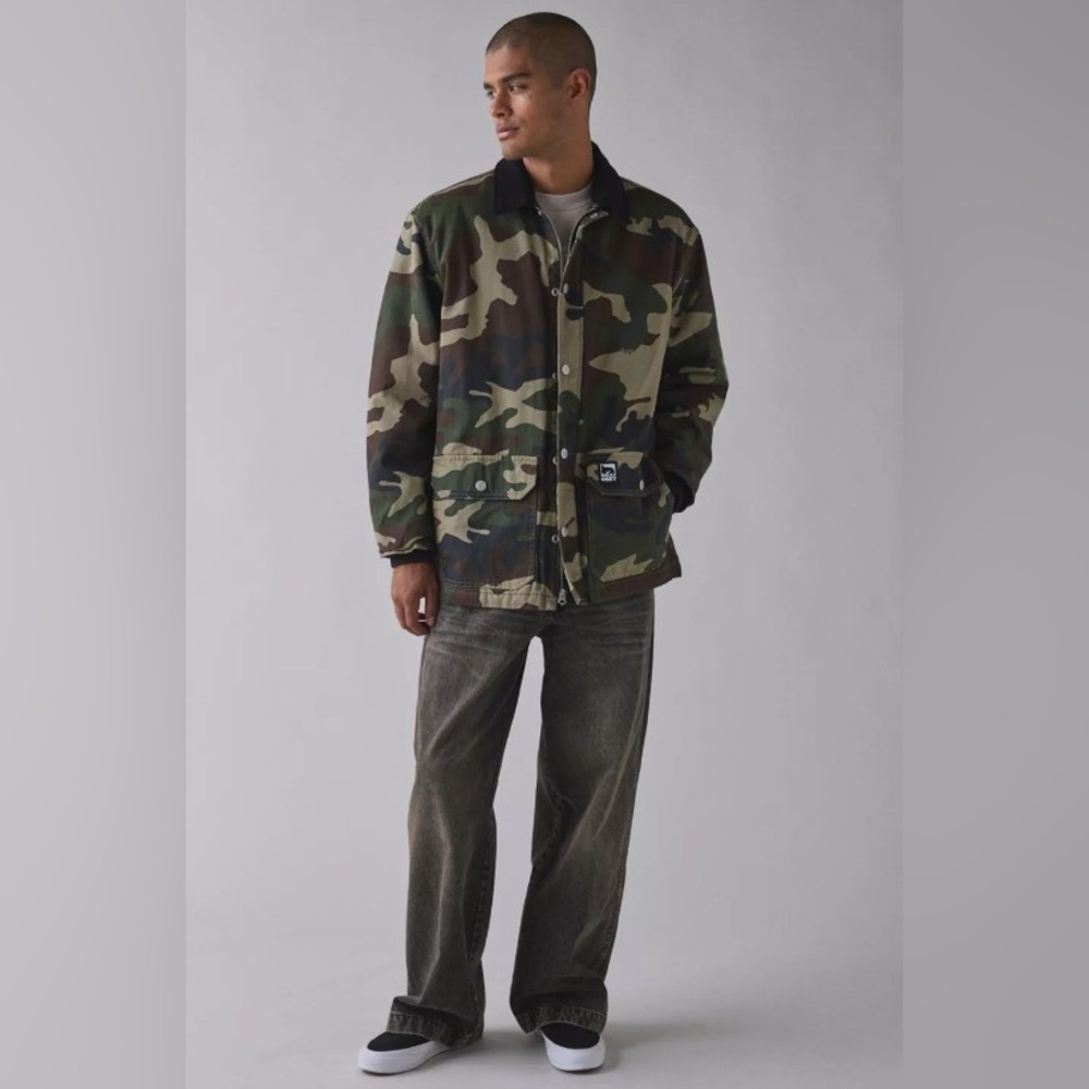 Obey Norton Barn Coat, woodland camo - Picture 6 of 12